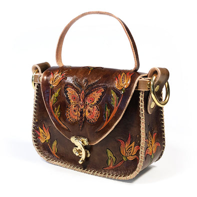 Butterfly Tote – Brown