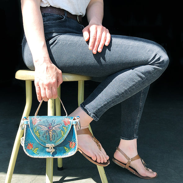 Bee Tote – Blue